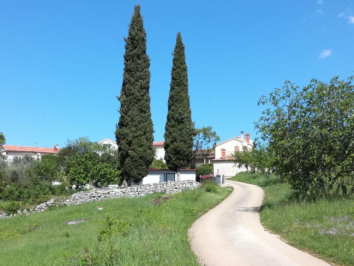Apartment Parenzana, Little Row House With Big Green Yard In Central Istria Rakotule Екстериор снимка